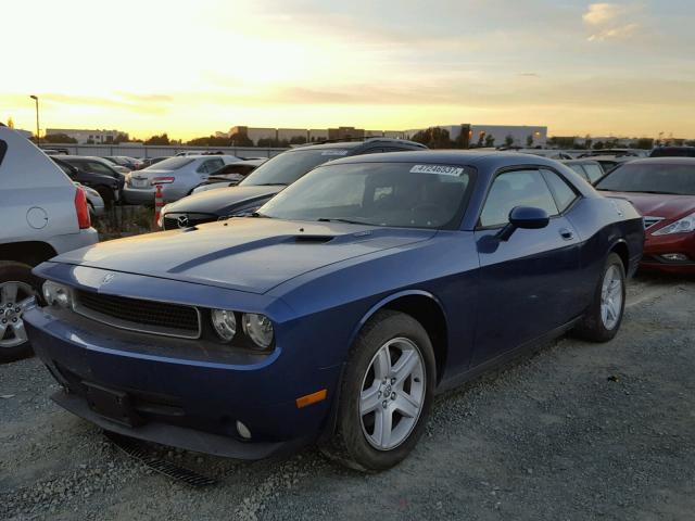 2B3LJ54T39H510896 - 2009 DODGE CHALLENGER BLUE photo 2