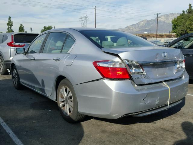 1HGCR2F32DA200895 - 2013 HONDA ACCORD LX SILVER photo 3