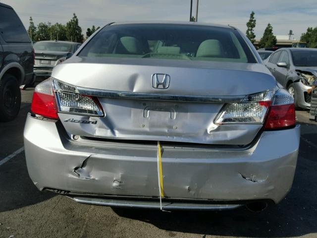 1HGCR2F32DA200895 - 2013 HONDA ACCORD LX SILVER photo 9