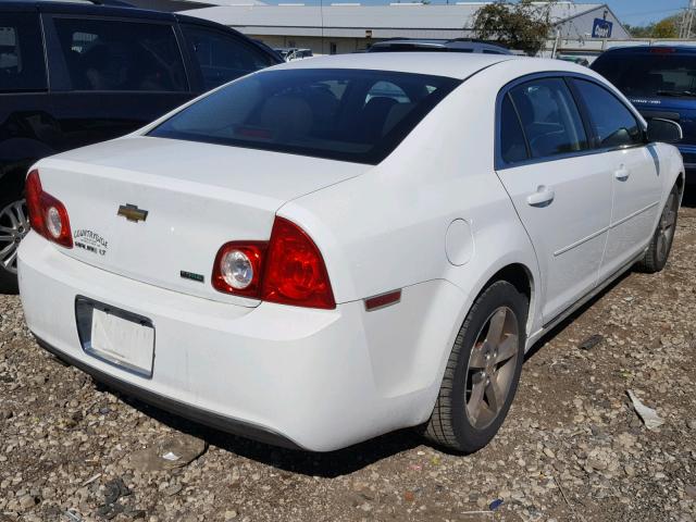 1G1ZC5EU3BF137594 - 2011 CHEVROLET MALIBU 1LT WHITE photo 4