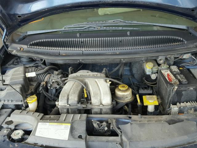 1C4GJ25B41B181496 - 2001 CHRYSLER VOYAGER BLUE photo 7