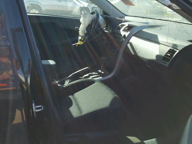 1NXBU40EX9Z120535 - 2009 TOYOTA COROLLA BA BLACK photo 5