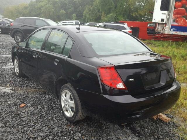 1G8AJ58F87Z162949 - 2007 SATURN ION LEVEL BLACK photo 3