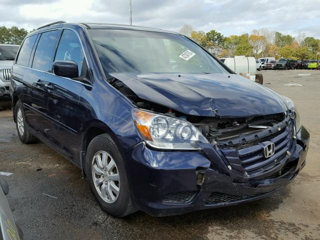 5FNRL38758B085349 - 2008 HONDA ODYSSEY EX BLUE photo 1