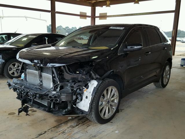 2FMPK3K89HBB02173 - 2017 FORD EDGE TITAN BLACK photo 2