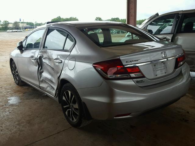 19XFB2F98DE063723 - 2013 HONDA CIVIC EXL 银色 照片 3