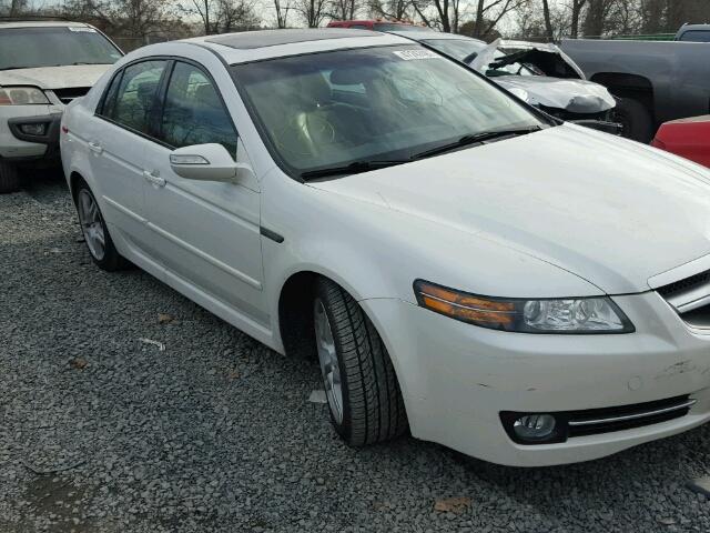 19UUA66218A041206 - 2008 ACURA TL WHITE photo 1