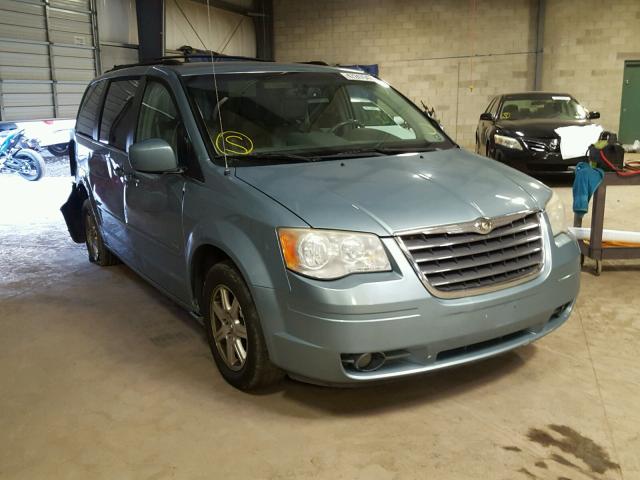 2A8HR54P48R722482 - 2008 CHRYSLER TOWN & COU TEAL photo 1