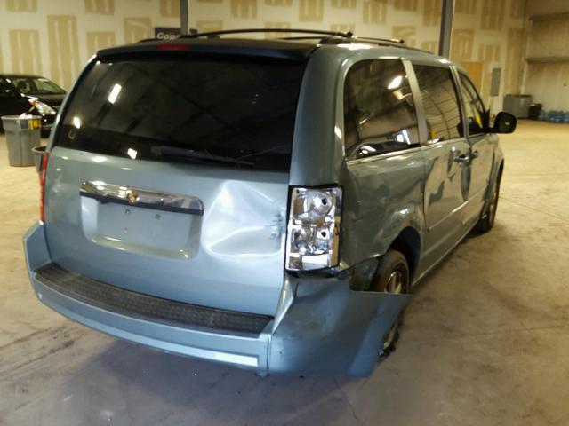 2A8HR54P48R722482 - 2008 CHRYSLER TOWN & COU TEAL photo 4