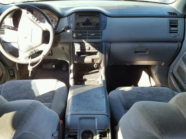 2HKYF18423H553268 - 2003 HONDA PILOT EX GRAY photo 9