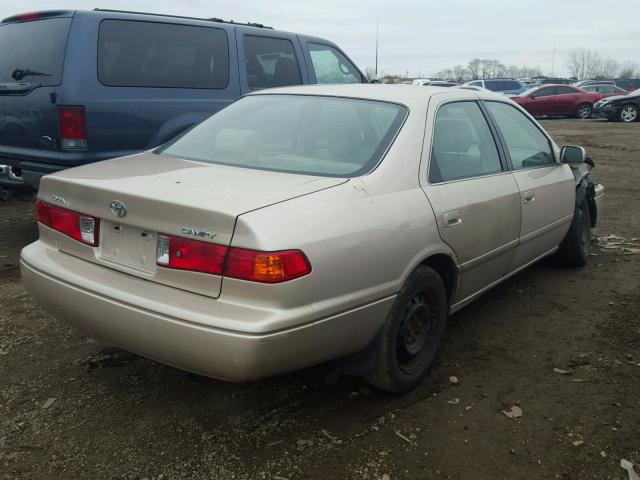 4T1BG22KX1U060503 - 2001 TOYOTA CAMRY CE TAN photo 4