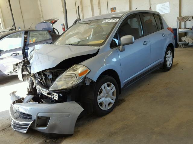 3N1BC1CP6BL463039 - 2011 NISSAN VERSA S BLUE photo 2