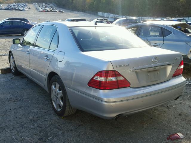 JTHBN36FX40153948 - 2004 LEXUS LS 430 SILVER photo 3