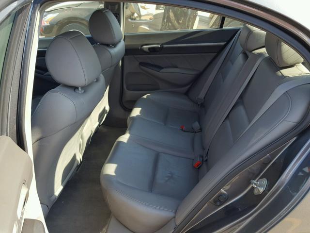 19XFA1F95AE017758 - 2010 HONDA CIVIC EXL ნაცრისფერი ფოტო 6