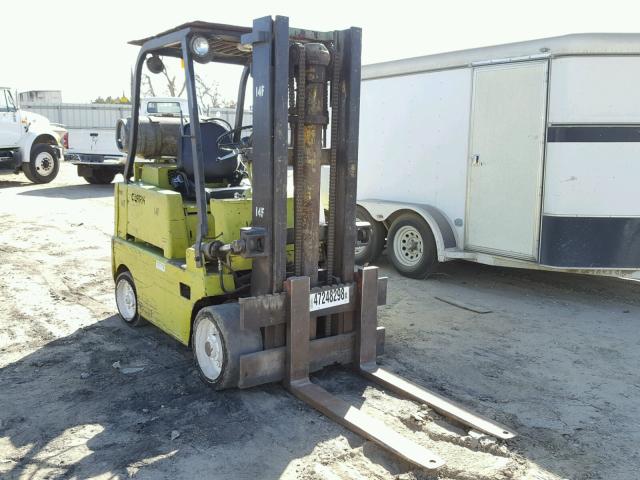 15225 - 1990 CLARK FORKLIFT FORKLIFT Зелений фото 1
