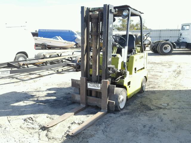 15225 - 1990 CLARK FORKLIFT FORKLIFT Зелений фото 2