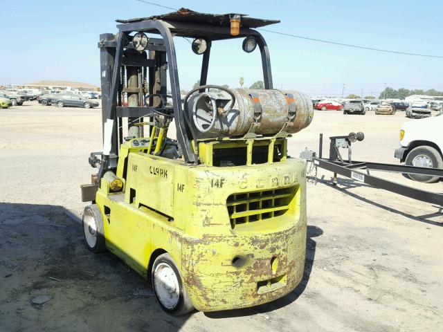 15225 - 1990 CLARK FORKLIFT FORKLIFT Зелений фото 3