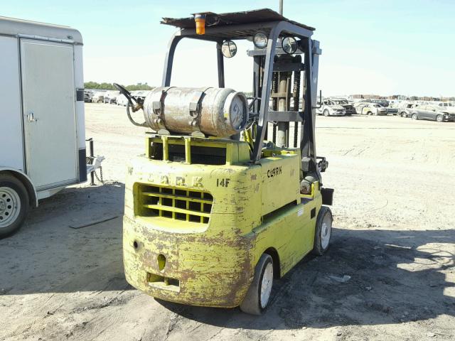 15225 - 1990 CLARK FORKLIFT FORKLIFT Зелений фото 4