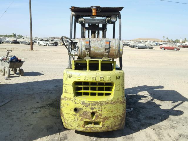 15225 - 1990 CLARK FORKLIFT FORKLIFT Зелений фото 6