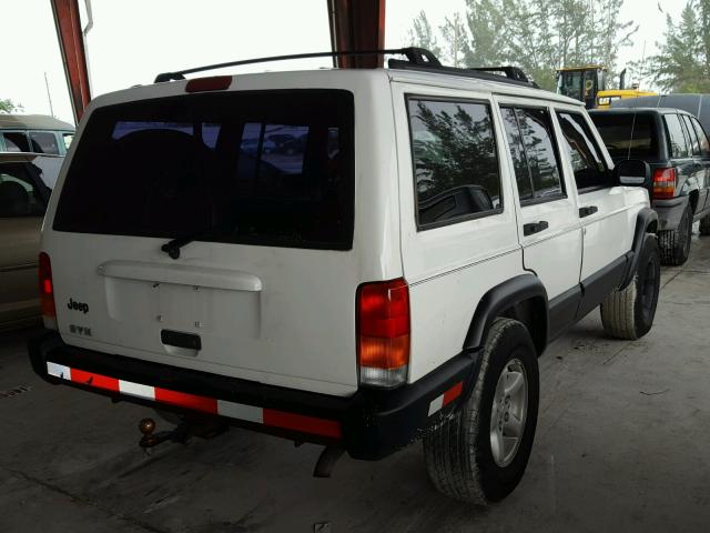 1J4FT68S4XL656554 - 1999 JEEP CHEROKEE S WHITE photo 4