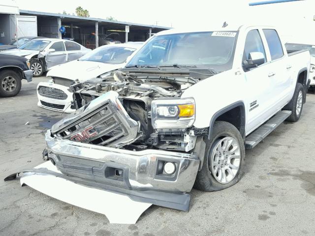 3GTU2UEC7EG153113 - 2014 GMC SIERRA K15 WHITE photo 2