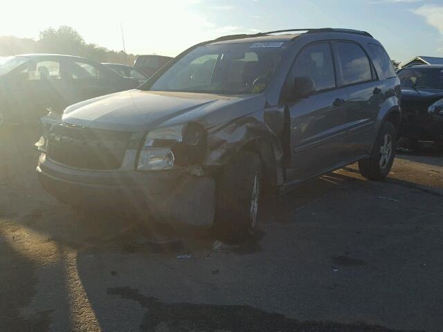 2CNDL13F956138015 - 2005 CHEVROLET EQUINOX LS GRAY photo 2