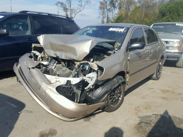 2T1BR32E55C445162 - 2005 TOYOTA COROLLA CE GOLD photo 2