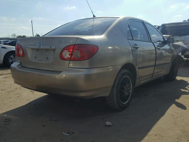 2T1BR32E55C445162 - 2005 TOYOTA COROLLA CE GOLD photo 4