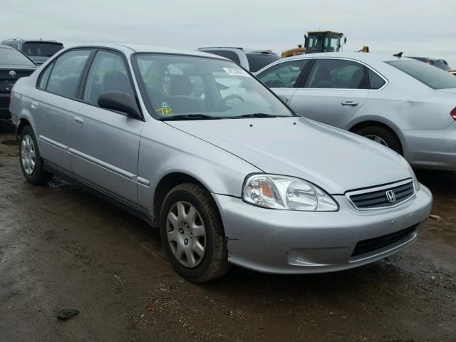 2HGEJ6616YH545036 - 2000 HONDA CIVIC BASE SILVER photo 1
