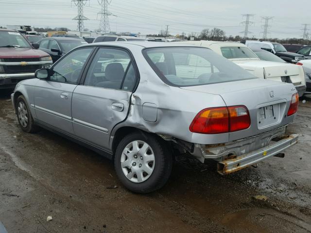 2HGEJ6616YH545036 - 2000 HONDA CIVIC BASE SILVER photo 3