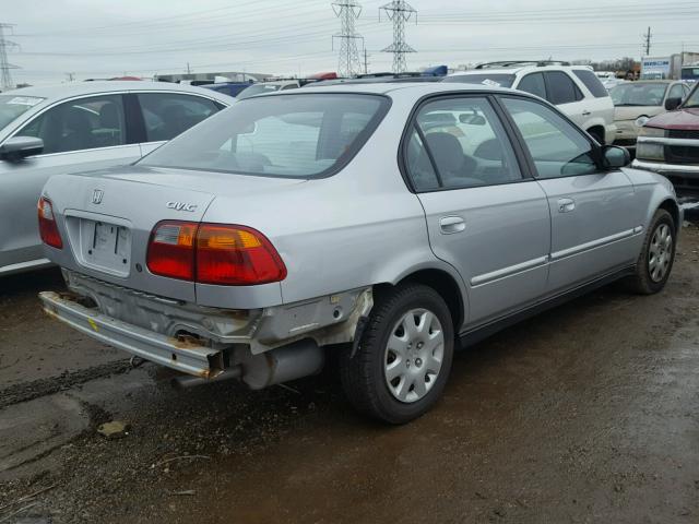 2HGEJ6616YH545036 - 2000 HONDA CIVIC BASE SILVER photo 4