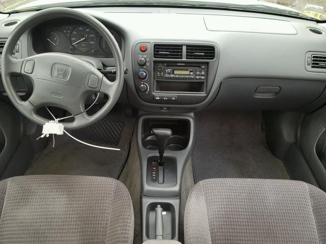 2HGEJ6616YH545036 - 2000 HONDA CIVIC BASE SILVER photo 9