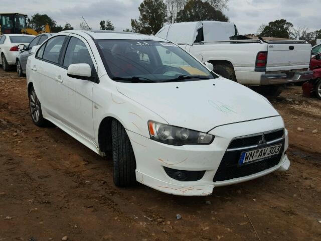 JA3AU86W09U019400 - 2009 MITSUBISHI LANCER GTS WHITE photo 1