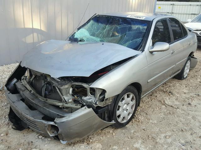 3N1CB51DX2L689186 - 2002 NISSAN SENTRA XE GRAY photo 2