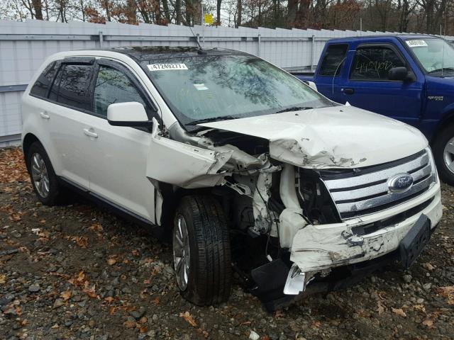 2FMDK4JC7ABB35466 - 2010 FORD EDGE SEL WHITE photo 1