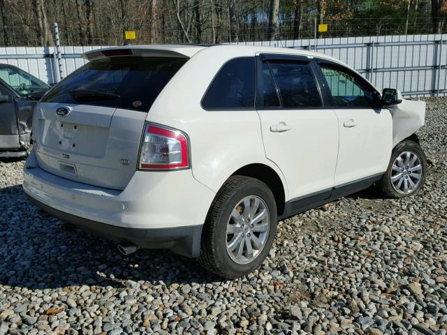 2FMDK4JC7ABB35466 - 2010 FORD EDGE SEL WHITE photo 4