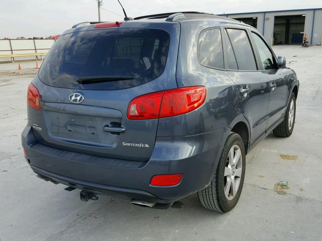 5NMSH13E67H080753 - 2007 HYUNDAI SANTA FE S 蓝色 照片 4