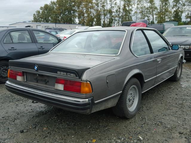 WBA53310005546982 - 1979 BMW 635CSI GRAY photo 4