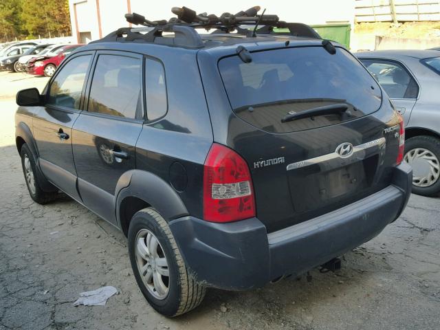 KM8JN12D06U413349 - 2006 HYUNDAI TUCSON GLS BLACK photo 3