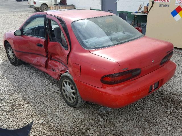 1Y1SK5285SZ060272 - 1995 GEO PRIZM LSI RED photo 3