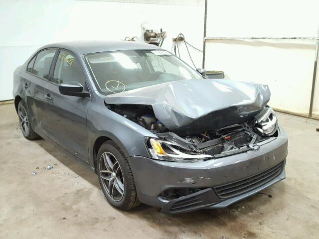 3VW1K7AJ7CM353848 - 2012 VOLKSWAGEN JETTA BASE ნაცრისფერი ფოტო 1