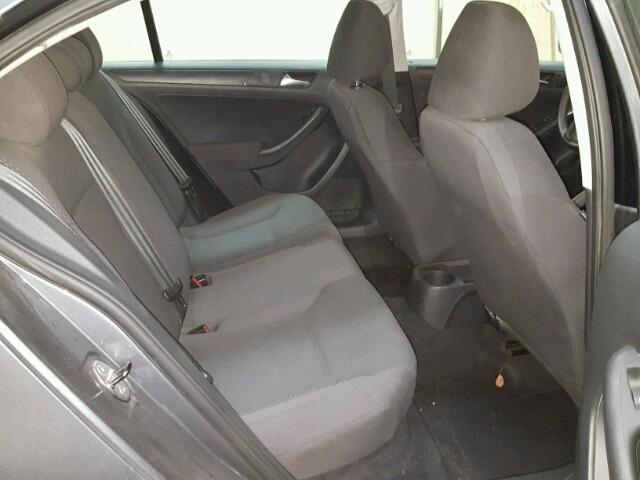 3VW1K7AJ7CM353848 - 2012 VOLKSWAGEN JETTA BASE ნაცრისფერი ფოტო 6
