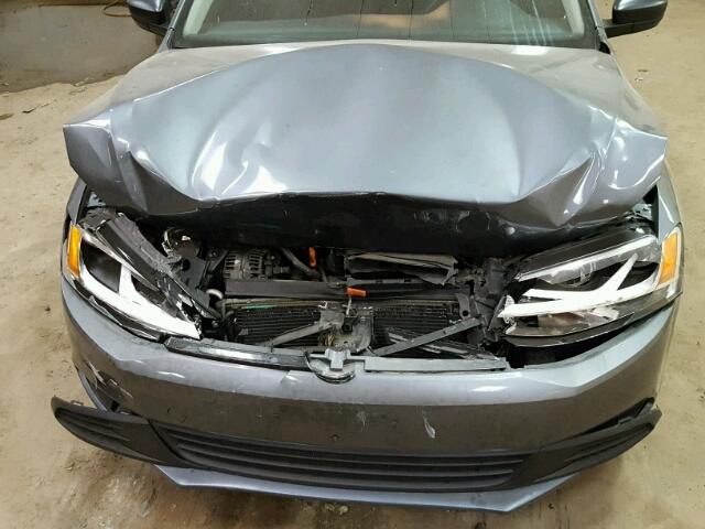 3VW1K7AJ7CM353848 - 2012 VOLKSWAGEN JETTA BASE ნაცრისფერი ფოტო 7