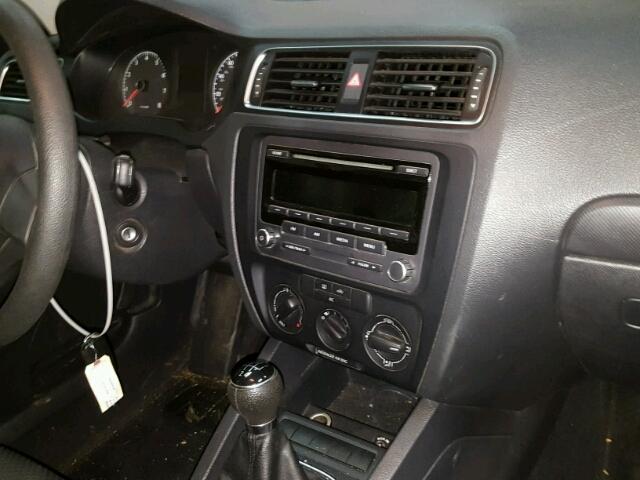 3VW1K7AJ7CM353848 - 2012 VOLKSWAGEN JETTA BASE ნაცრისფერი ფოტო 9