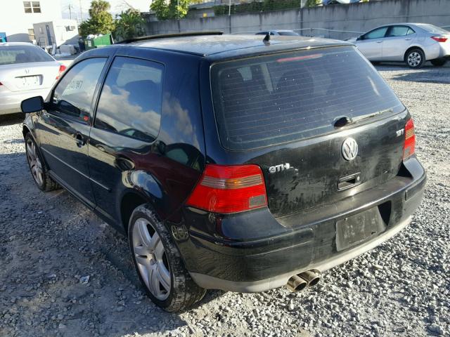 9BWDE61J634015523 - 2003 VOLKSWAGEN GTI BLACK photo 3