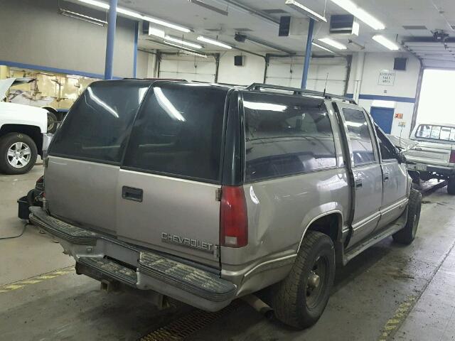 3GNFK16RXXG264565 - 1999 CHEVROLET SUBURBAN K GRAY photo 4