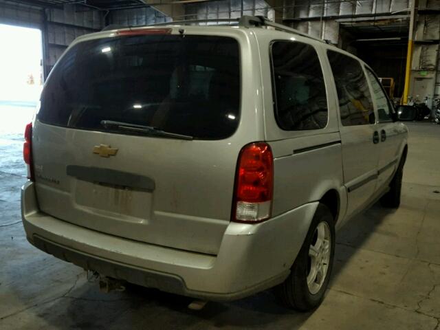 1GNDV23127D210256 - 2007 CHEVROLET UPLANDER L 银色 照片 4