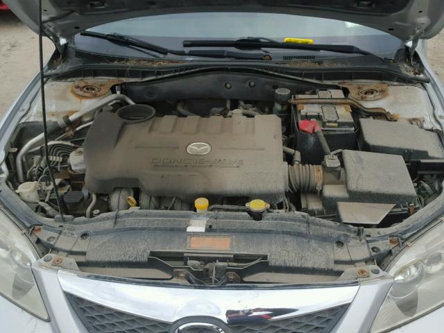 1YVFP80C755M54927 - 2005 MAZDA 6 I SILVER photo 7