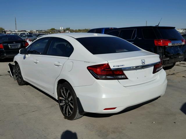 19XFB2F94FE010391 - 2015 HONDA CIVIC EXL თეთრი ფოტო 3