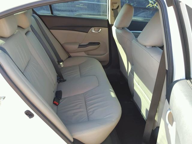 19XFB2F94FE010391 - 2015 HONDA CIVIC EXL თეთრი ფოტო 6